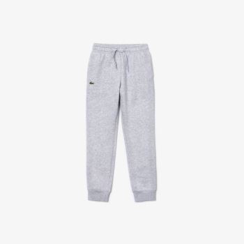 Lacoste SPORT Fleece Sweatpants Dětské - Tepláky Šedé | CZ-qWWmDV